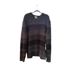 Calvin Klein Jeans Men's Ombre Cable Pullover Sweater Size XXL